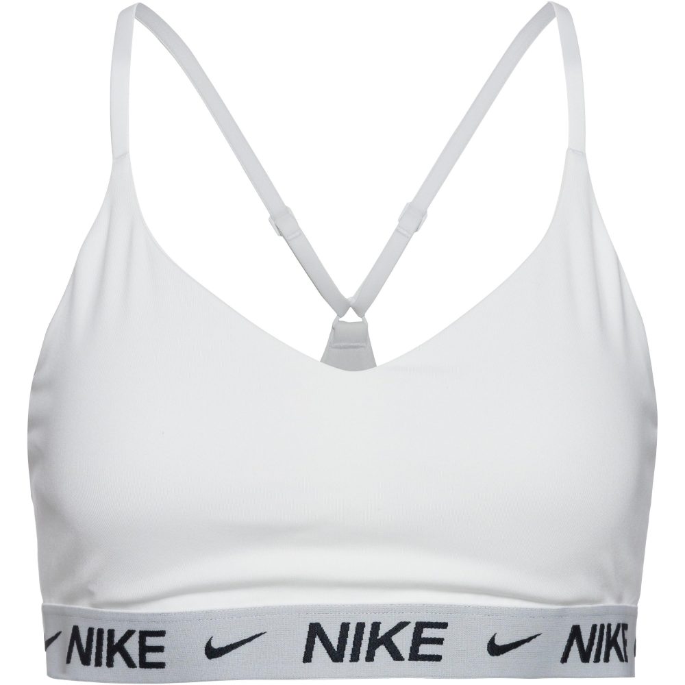 Nike - Sport-BH, Light Support mit Racerback, BH,bügellos,oWatte, XS, Weiss