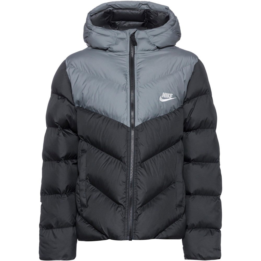 Nike Sportswear All Day Play Pufferjacke - Black + Smoke Grey S Kids
