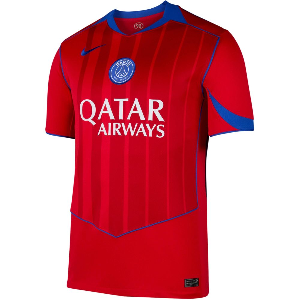 Nike Paris Saint-Germain Stadium 3rd Herren Fussballtrikot 25/26 Rot, Herren, Größe: L