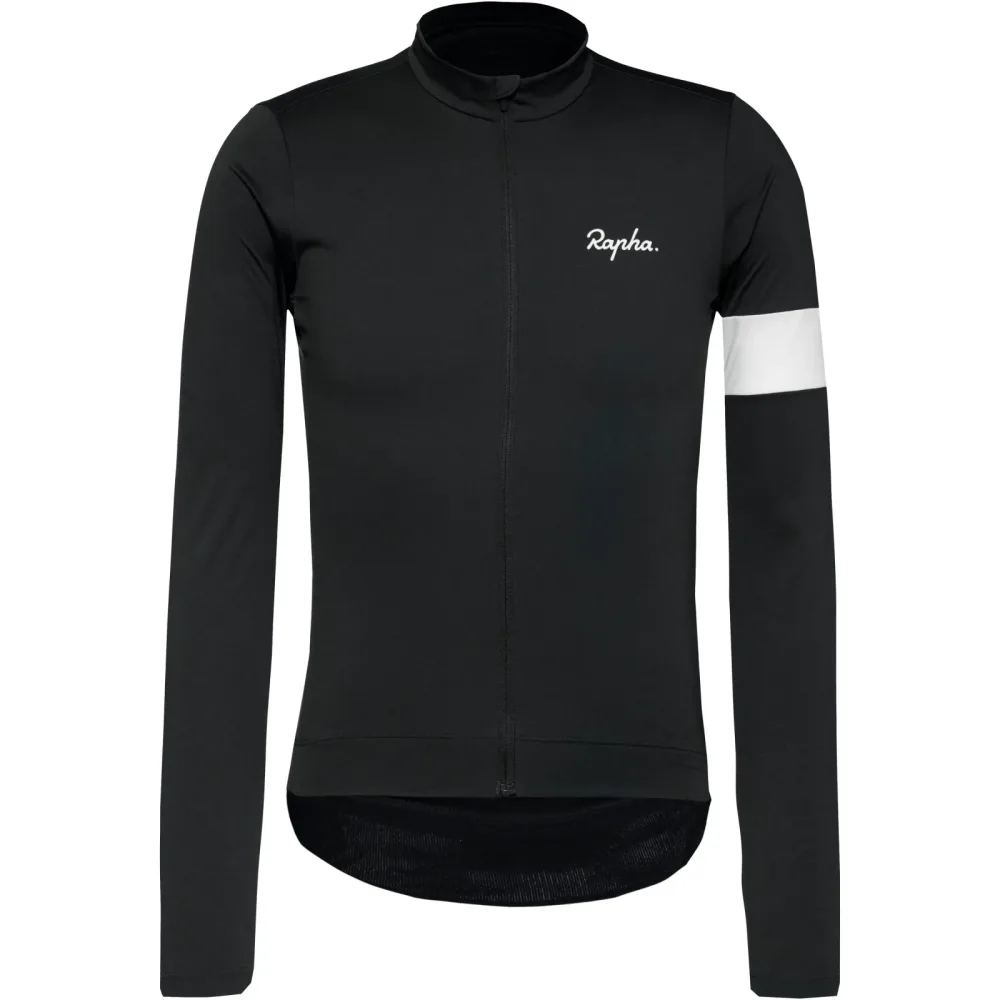 Rapha Core Thermal LS Herren Biketrikot Schwarz, Herren, Größe: L