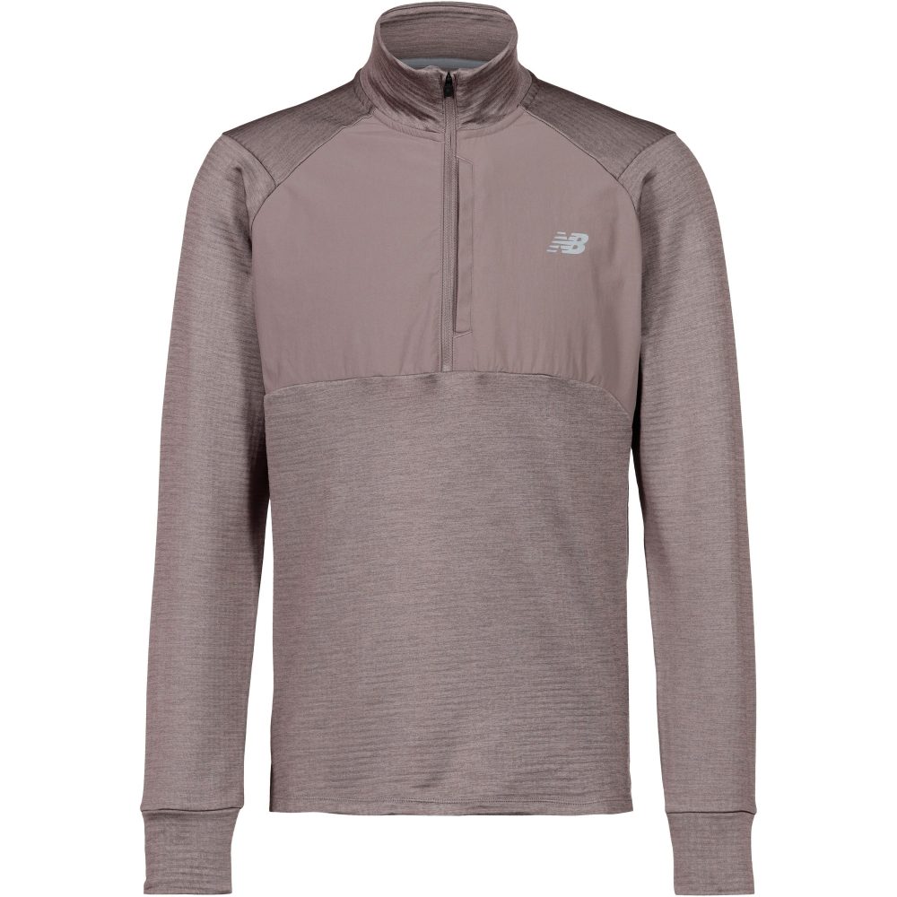 New Balance New Balance Athletics Heat Grid 1/2 Zip Herren, braun, Grösse: XL Regular Fit Herren, braun, Grösse: XL