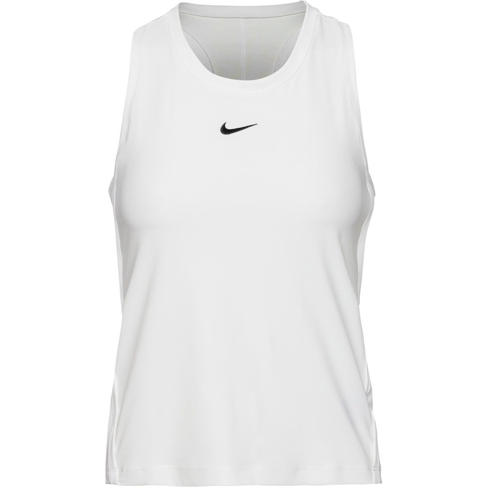 Nike Victory Dri-FIT Damen Tennisshirt Weiss, Damen, Größe: L