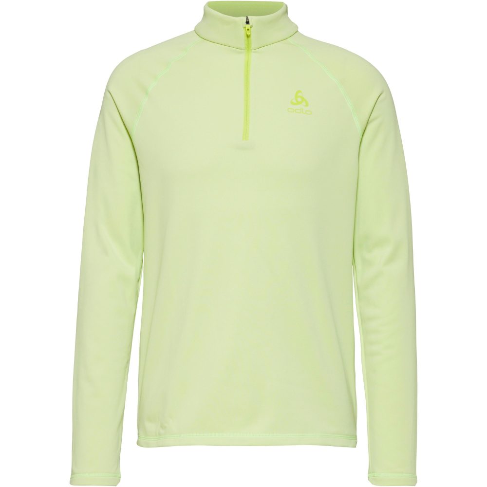 Odlo Besso Mid Layer Half-Zip für Herren - Wandern, Ski & Snow - grün, XL