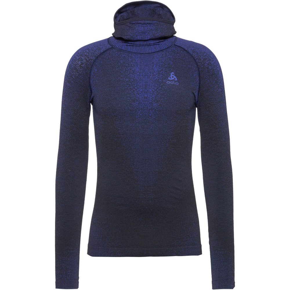Odlo Blackcomb Base Layer mit Gesichtsmaske für Herren - Skilanglauf, Ski & Snow - lila, M