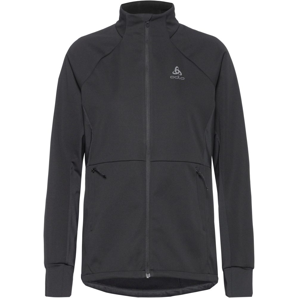 Odlo Essential Warm Langlaufjacke für Damen - Skilanglauf - schwarz, XS