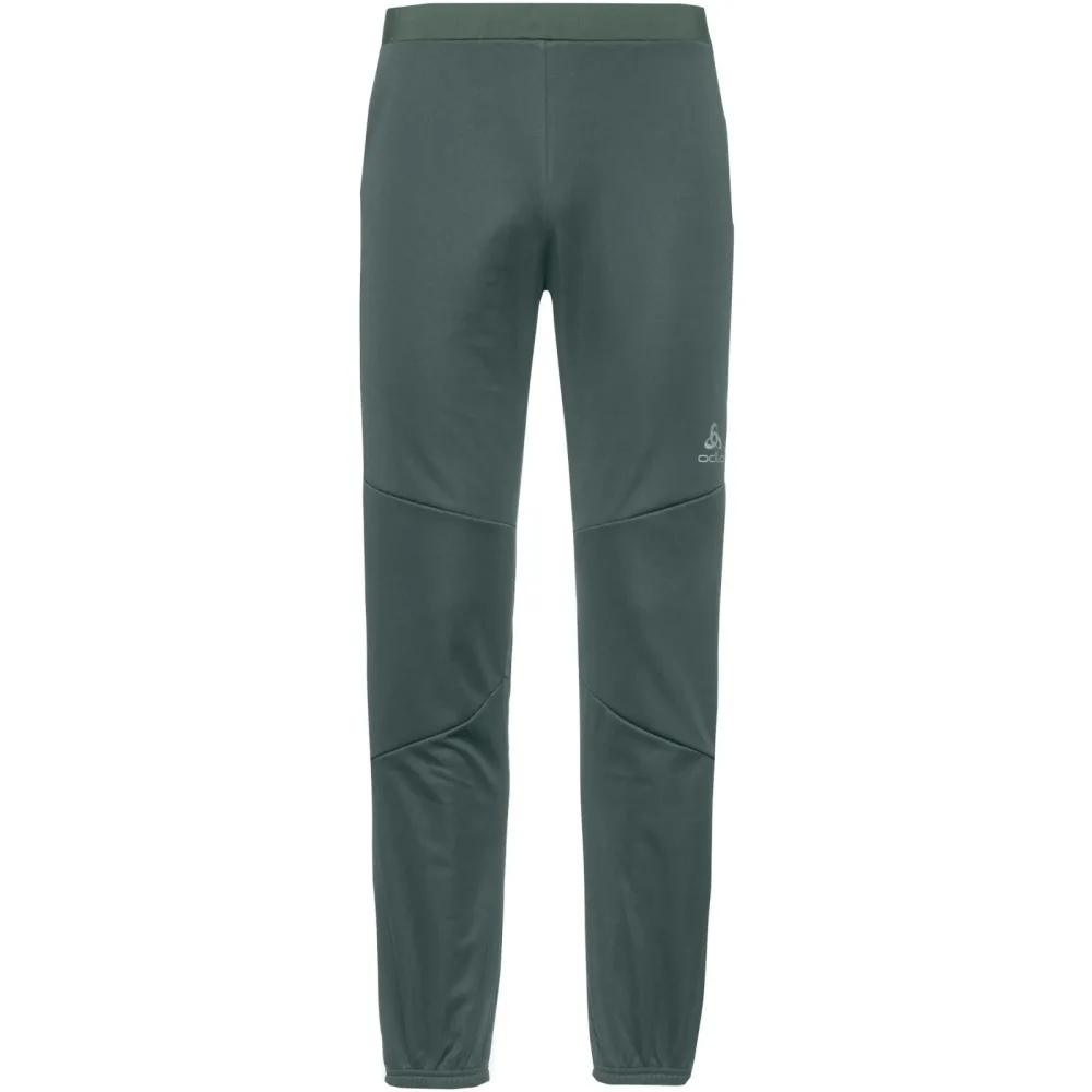 ODLO Herren Langlaufhose Essential Warm dunkelgrün | XL
