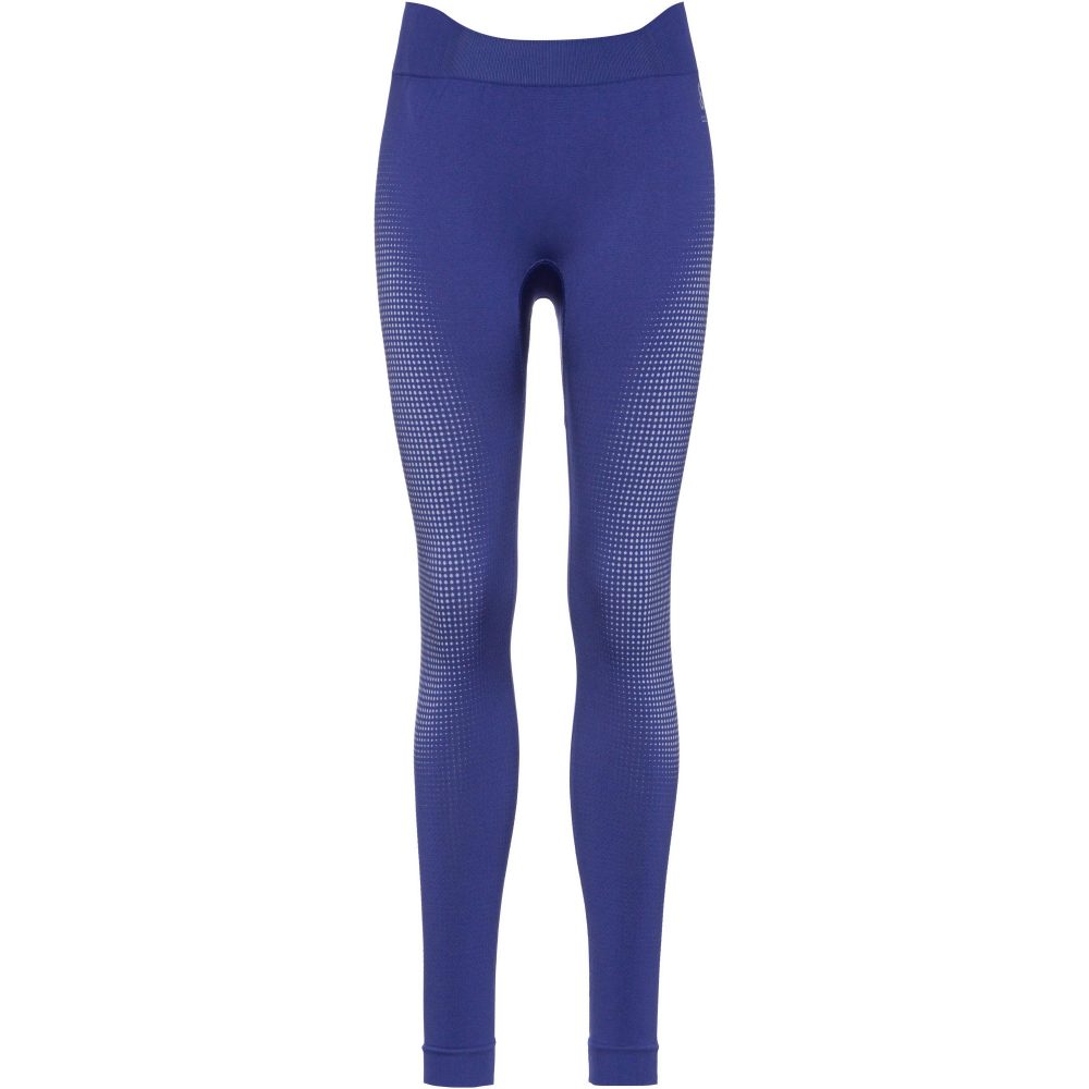 Odlo Performance Warm Base Layer Tights für Damen - Skilanglauf, Ski & Snow - lila, S