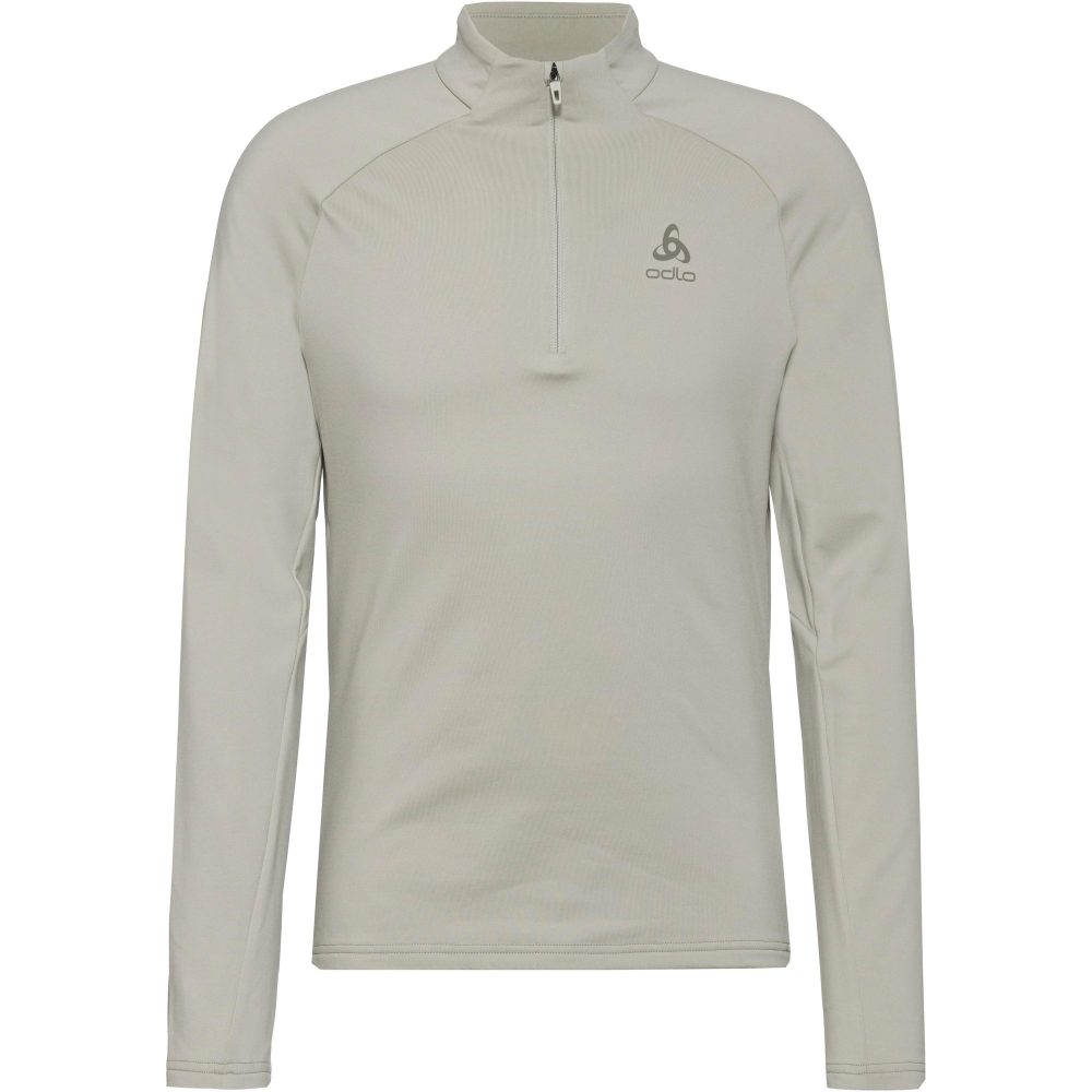 Odlo Essential Light Mid Layer Half-Zip für Herren - Wandern, Ski & Snow - beige, XL