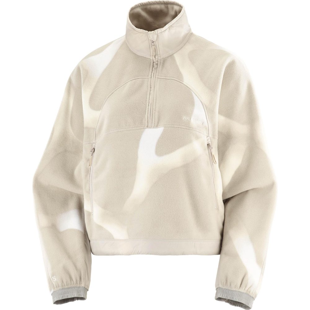 Salomon CHROMA CROPPED Fleeceshirt Damen