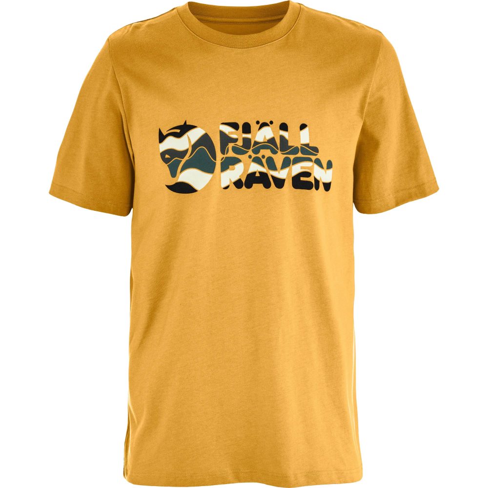 FJÄLLRÄVEN Multicolor Logo T-Shirt Herren