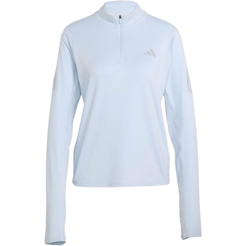 adidas Damen Iconic Running 1/2 Zip Longsleeve