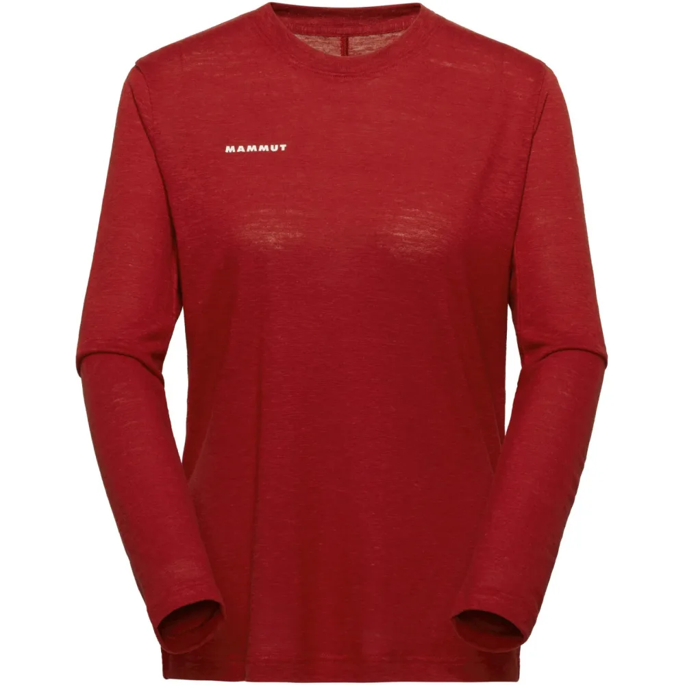 Mammut Langärmliges Multifunktions-Oberteil Massone Light Longsleeve Women Rot M