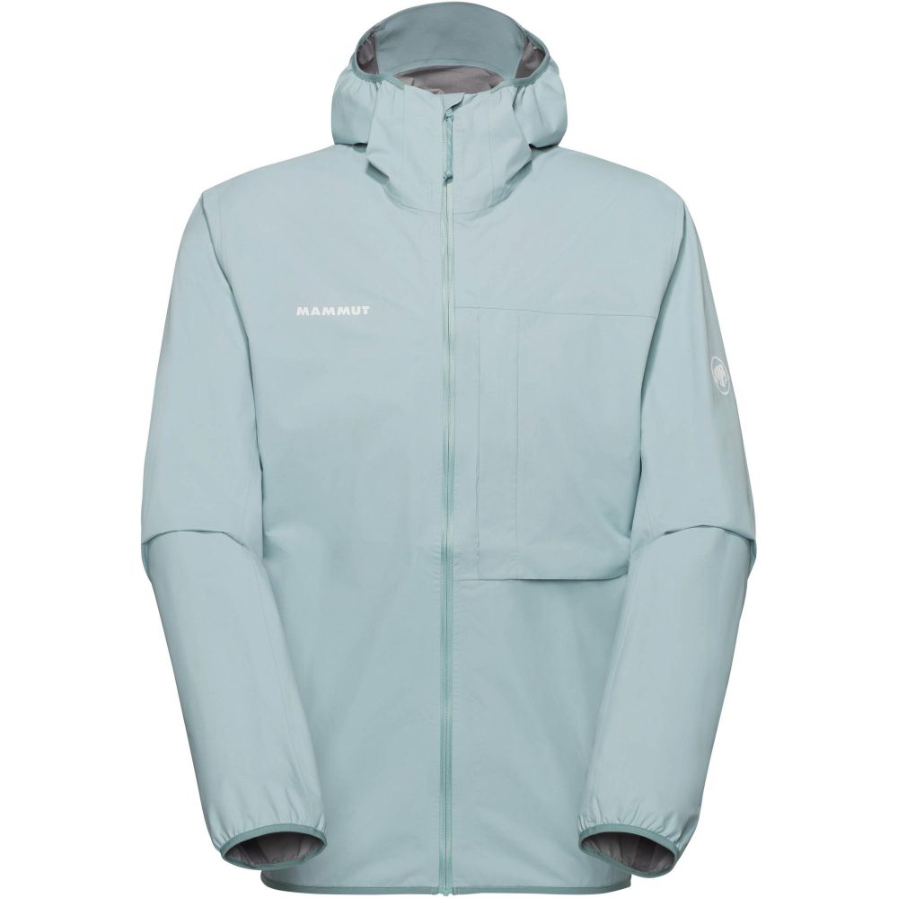 Mammut Kompakte minimalistische Hardshell-Wanderjacke Ducan Light HS Hooded Jacket Men Blau M