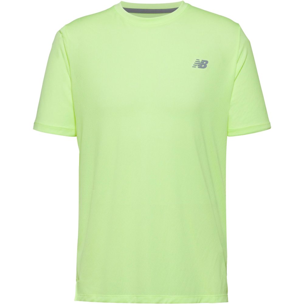 New Balance Athletics Run Herren T-Shirt Gelb, Herren, Größe: L