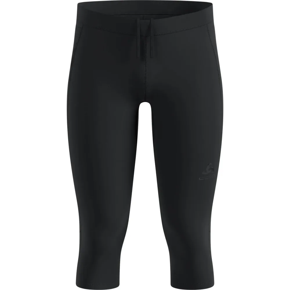 ODLO Herren Lauftight Essentials 3/4 schwarz | M