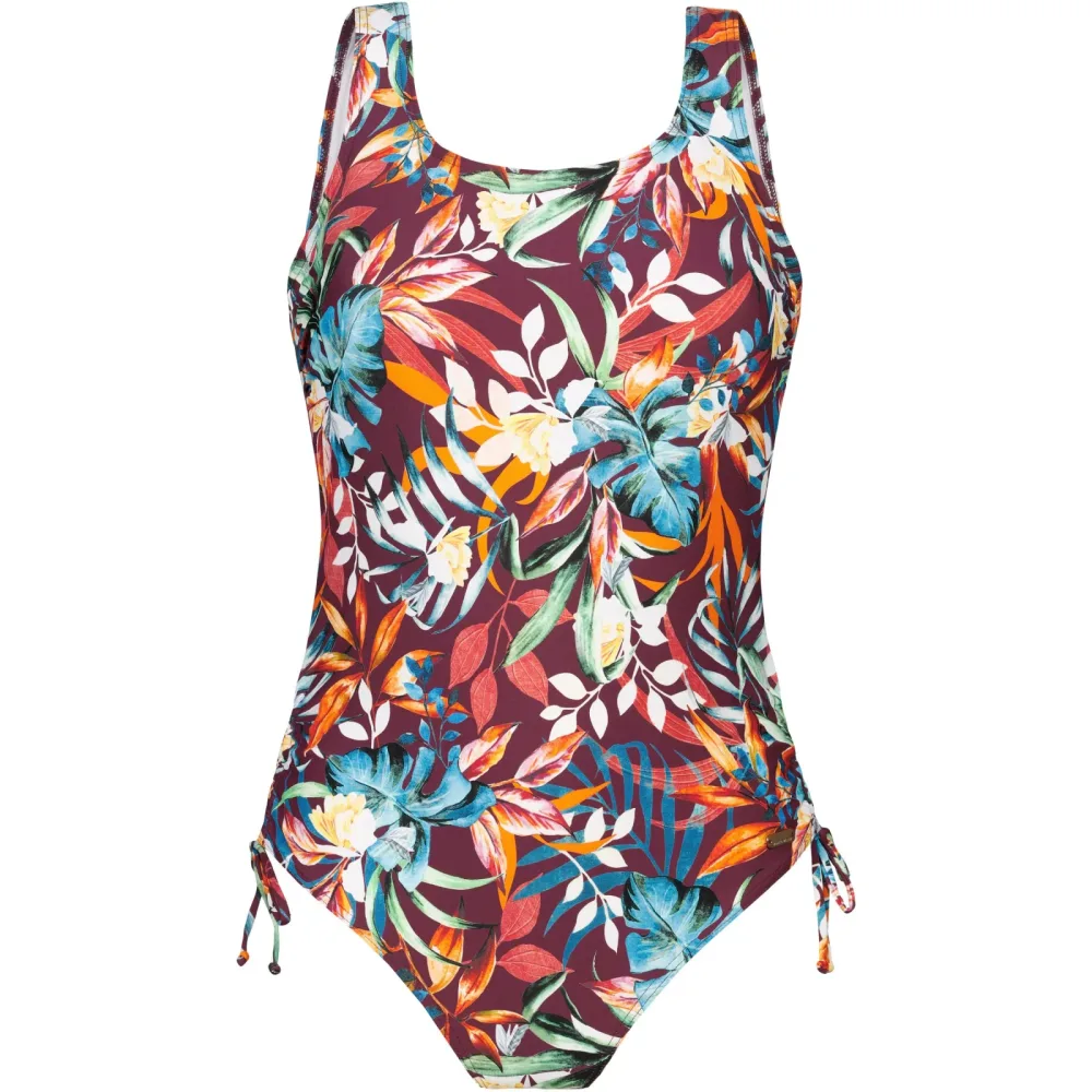 Lascana - Badeanzug, für Damen, Multicolor, Größe 40