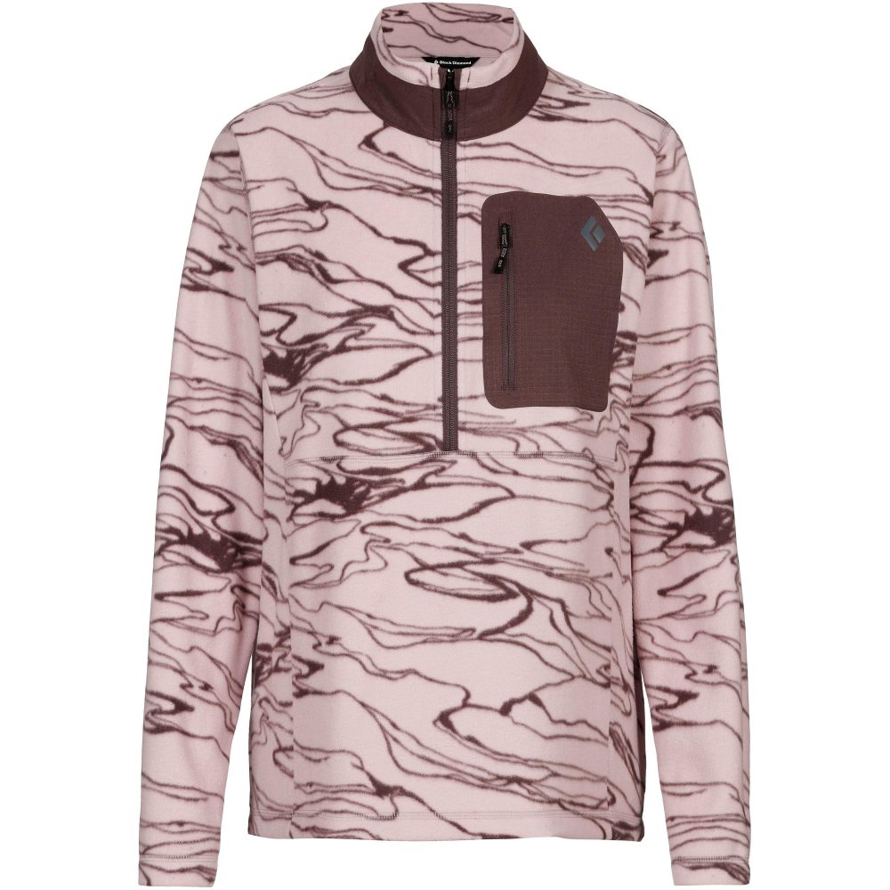 Black Diamond Damen Rift Half Zip Fleece Pullover