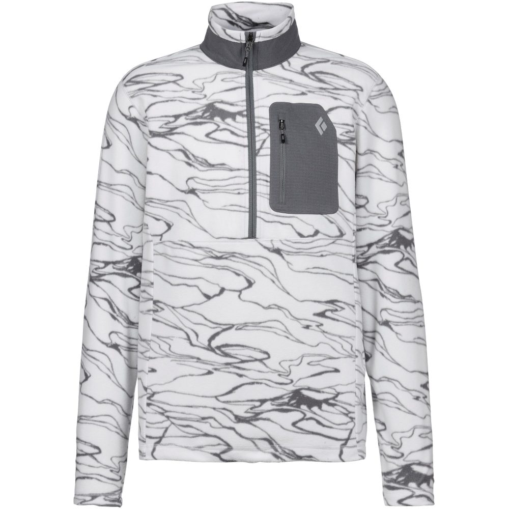 Black Diamond Herren Rift Half Zip Fleece Pullover