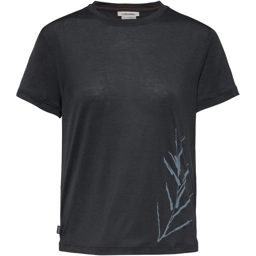 icebreaker Merino Blend 150 Core Panax Damen T-Shirt Grau, Damen, Größe: XL