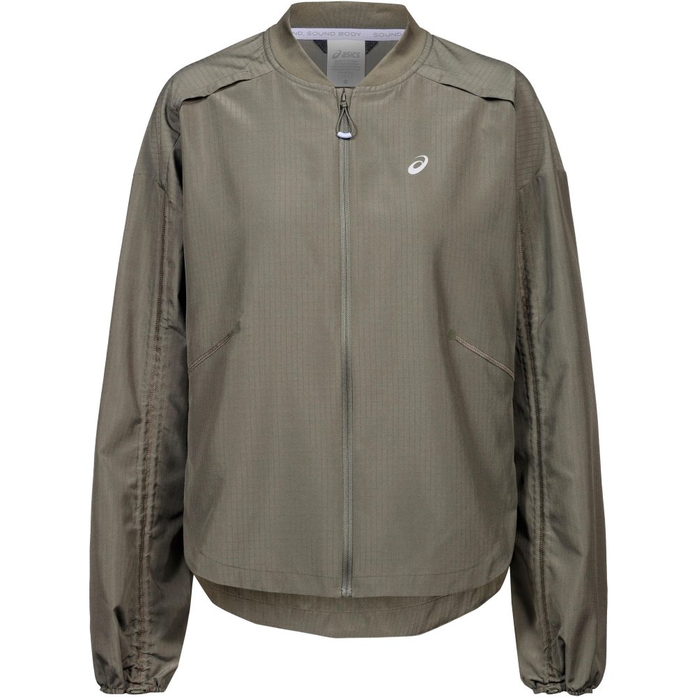 ASICS Damen Laufjacke Nagino Run Adjustable olive | L