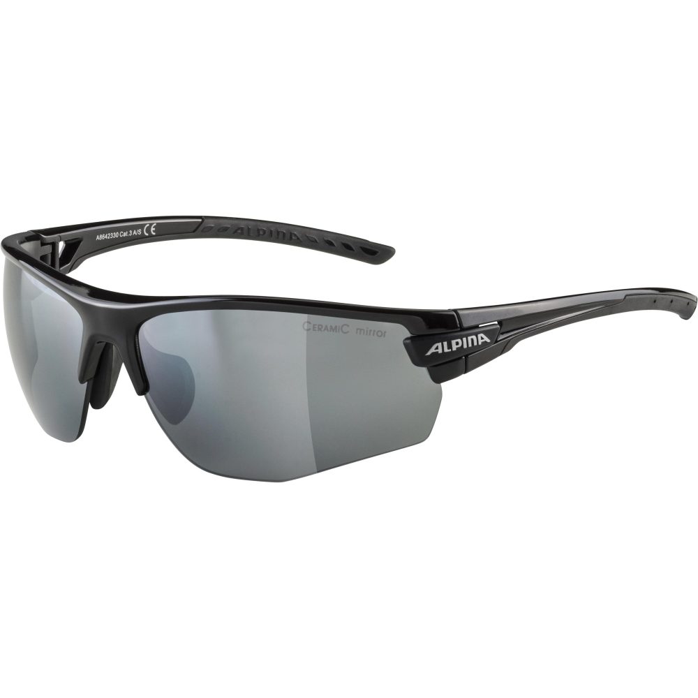 Alpina TRI-SCRAY 2.0 HR Sonnenbrillen - black black mirror/clear/orange mirror