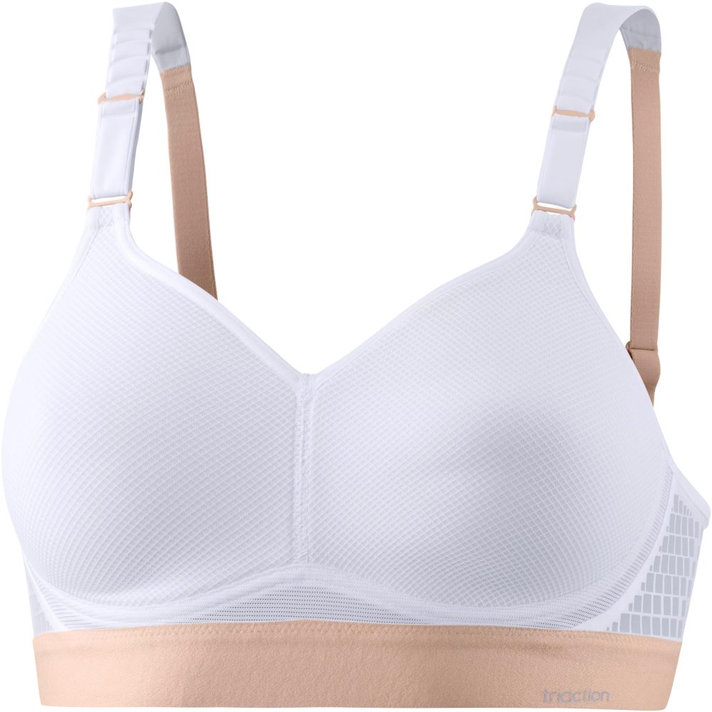 Triaction Hybrid Lite BH ohne Bügel, gefüttert in weiss