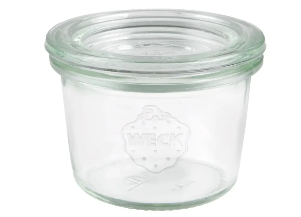 WECK 80 Mini-Sturzglas 12er-Karton 80 ml ohne Ringe und Klammern