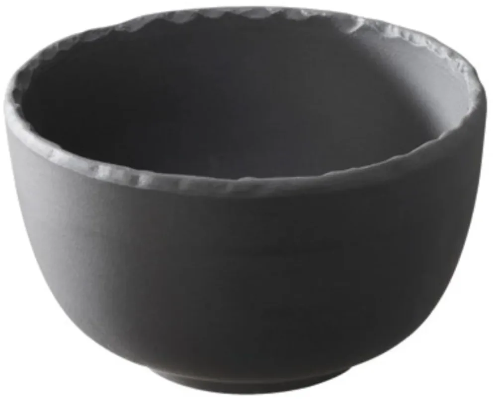 Basalt Schale klein rund D7.5cm 80ml matt schieferoptik