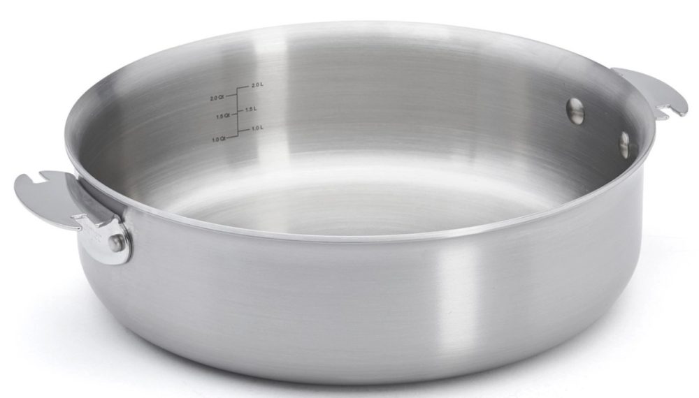 Alchimy Loqy Sauteuse gerade Mehrschichtiger Edelstahl D24cm