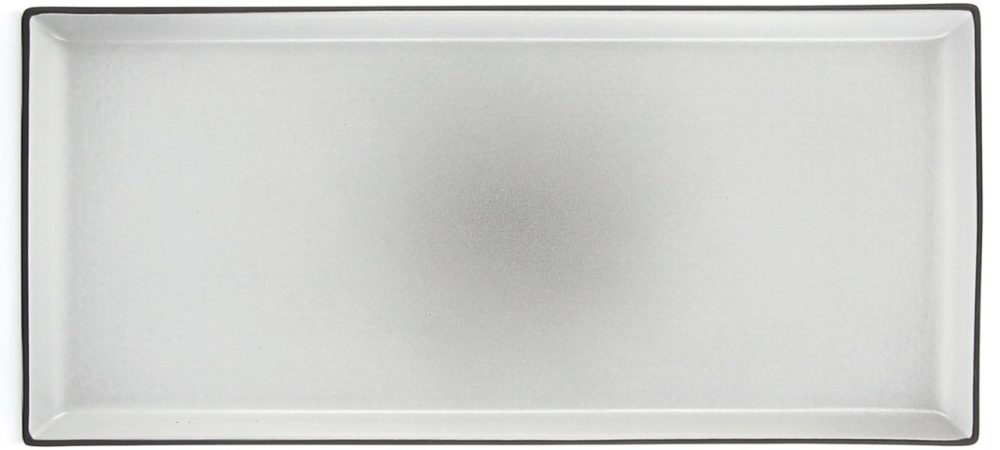 Equinoxe Speiseteller rechteckig, 35x15x1.8cm, pfeffer