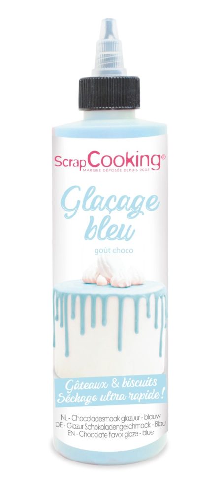 ScrapCooking - Zuckerglasur, 130g, Blau