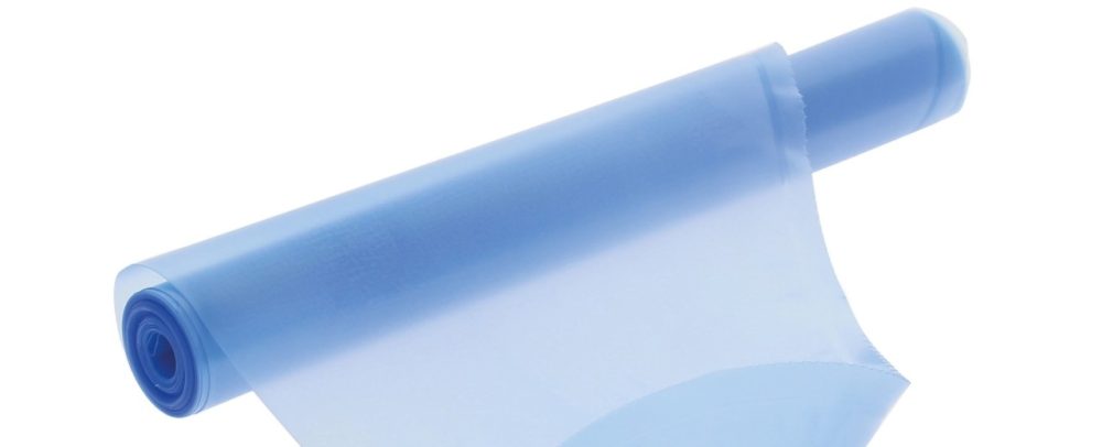 Einwegspritzbeutel blau L: 55cm Rolle à 100 Stk.