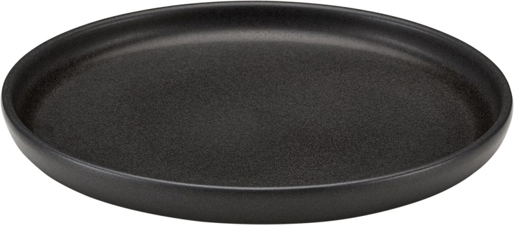 Playground Teller flach Elements; 22x2.6 cm (ØxH); schwarz; rund; 6 Stück / Pack