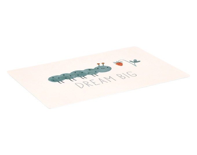 Tischset Dream big Raupe 45x30