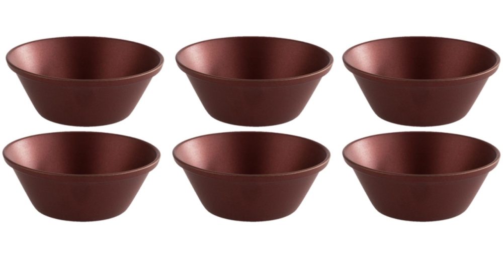 Schälchen-Set Aps Rot Edelstahl 6 cm 2.5 cm - Schälchen-Set