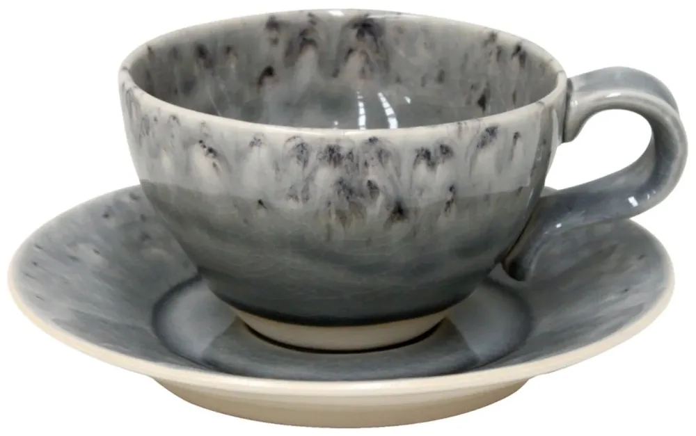 Handgefertigte Tee- & Kaffeetasse „Madeira“ mit Untersetzer Costa Nova