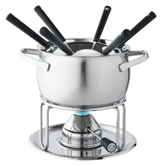 Kisag - Fleischfondue-Set, 16CM/1.6L, Chrom