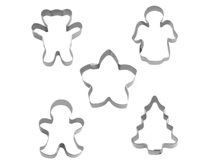 Ausstecher Weihnachten 5tlg