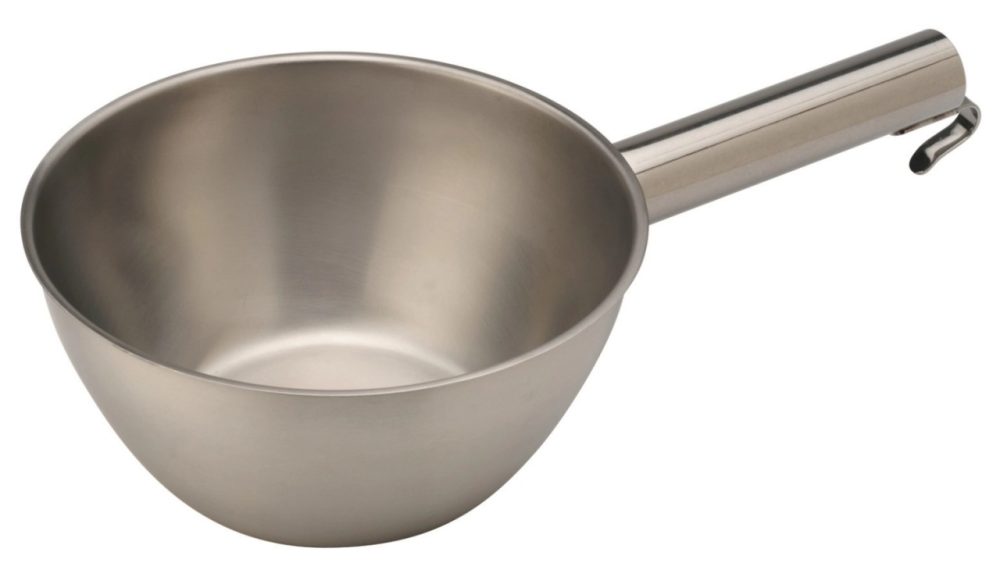 Schlagschüssel mit Rohrstiel 16cm
