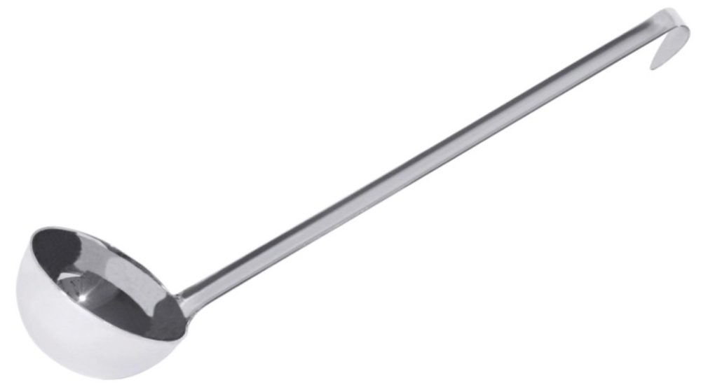 Schöpfkelle Ø 12cm Länge Stiel 28cm, leichte Qualität