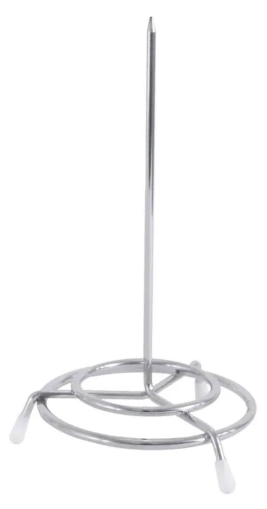 Bonspiess aus verchromten Draht H 15.5cm
