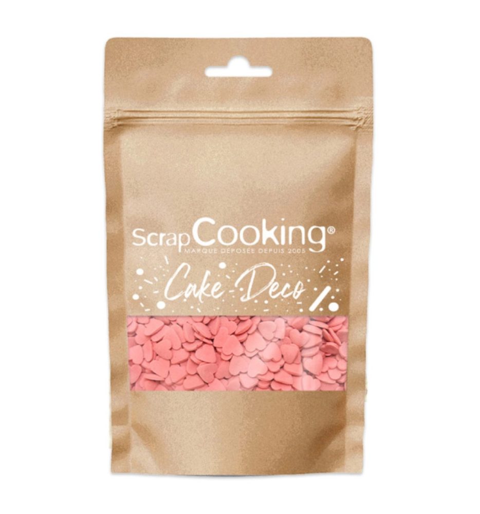 Zuckerstreusel Herzen rot 55g