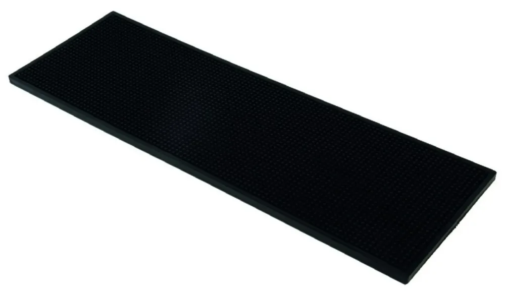 Barmatte 60x20cm schwarz