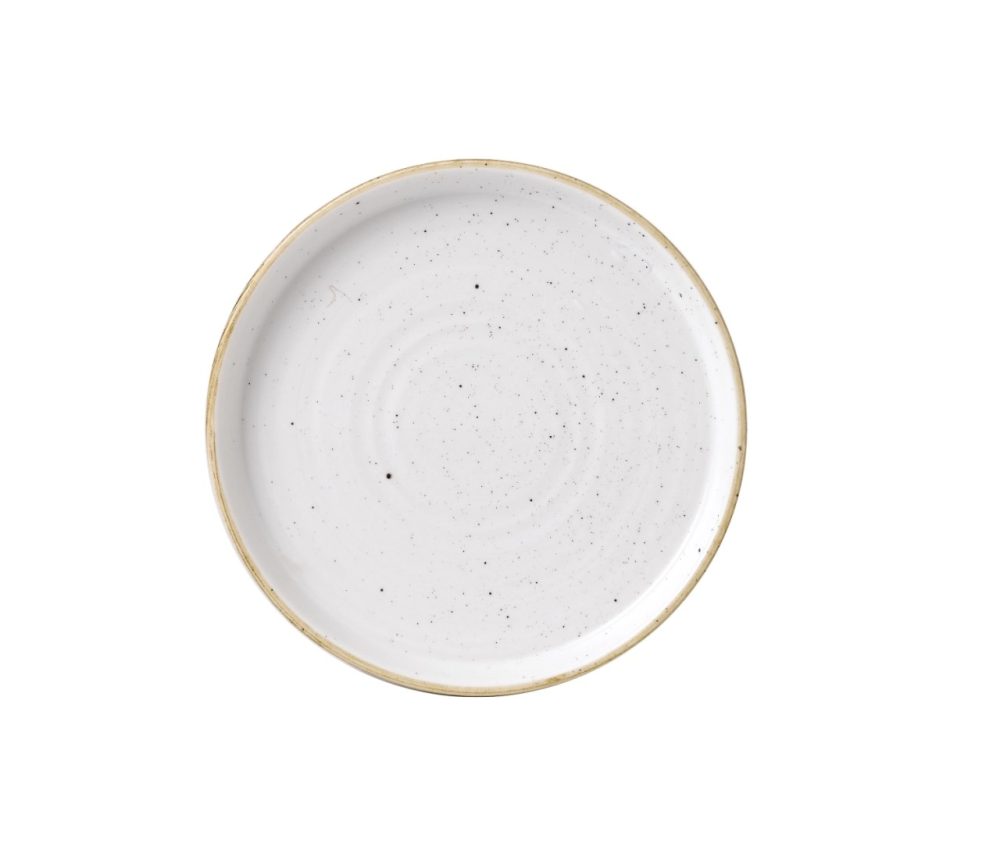 Churchill Teller rund Stonecast Barley White mit erhöhtem Rand; 15.7x2 cm (ØxH); weiss/braun; rund; 6 Stück / Pack