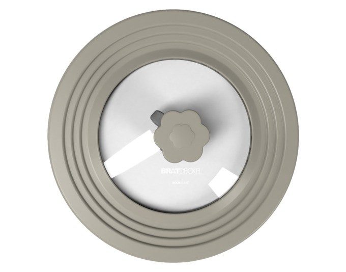 Bratdeckel L ø 31 cm taupe