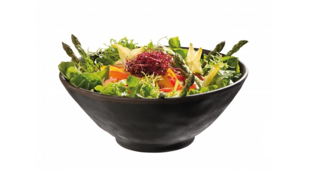 APS Schale Marone Schwarz Kunststoff 21 cm 8.5 cm - Material: Melamin - Schale