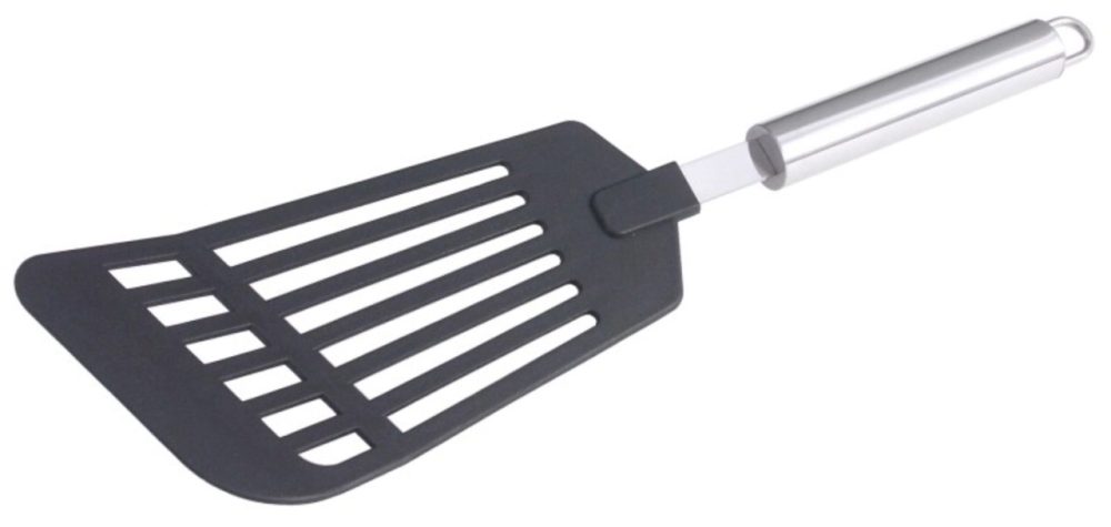 Pfannenwender 17x8cm L: 32 cm Nylon mit Edelstahlgriff