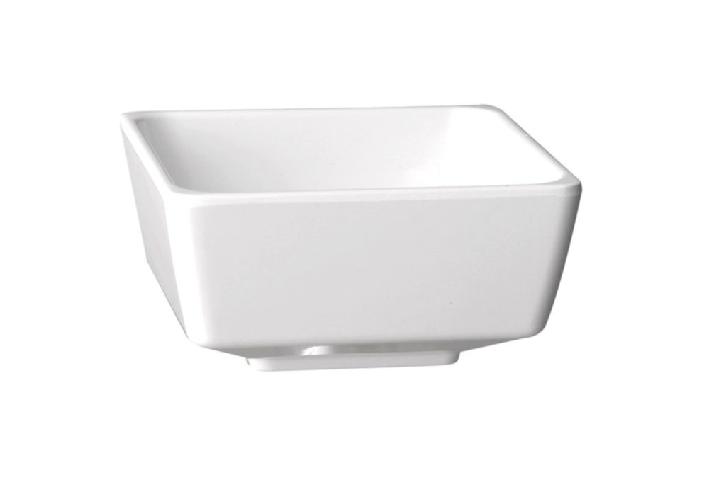 Schale FLOAT, 25x25cm, H12cm, weiss