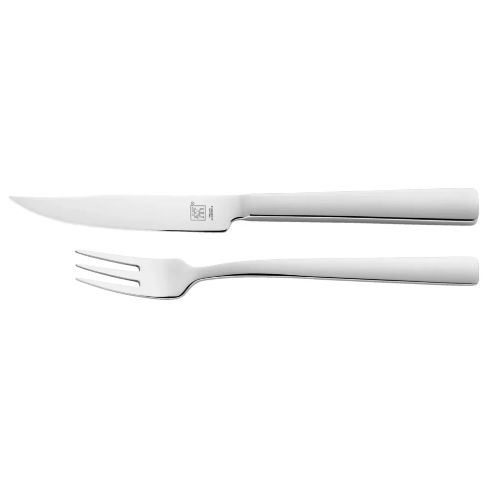 2tlg. Dinner Steakbesteckset poliert