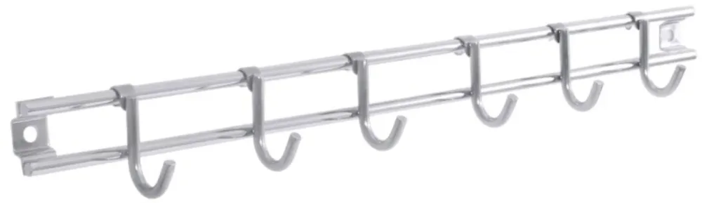 Hängeleiste mit 10 Haken (verschiebbar) L: 70 cm